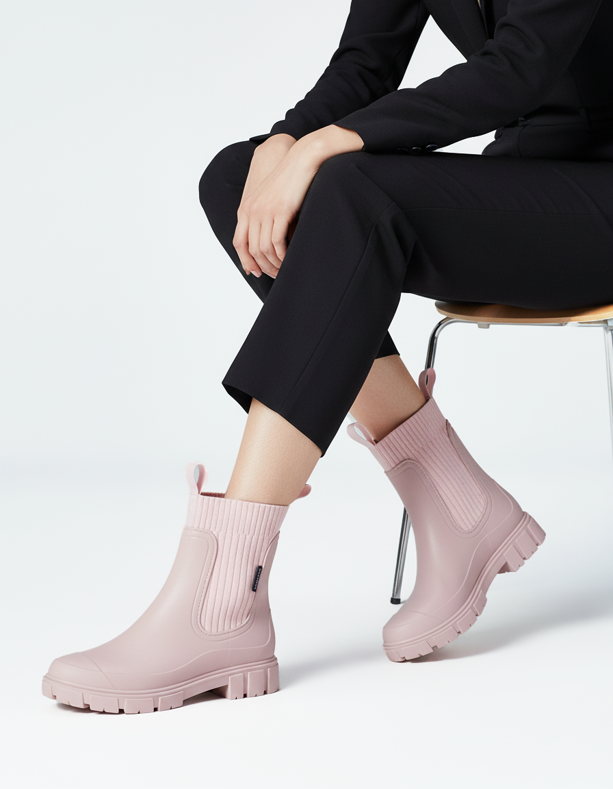 Old Aura | Women’s Water Resistant Wellington Boots with Non-Slip Sole