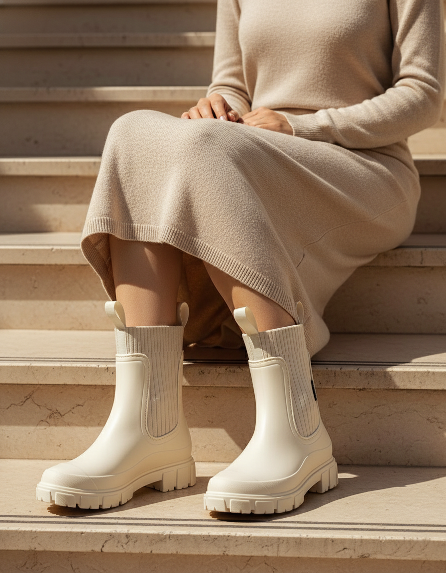Old Aura | Women’s Water Resistant Wellington Boots with Non-Slip Sole