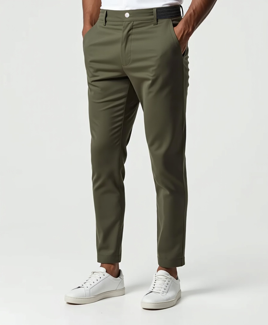 Old Aura | Men’s Stretch Trousers with Slim Cut