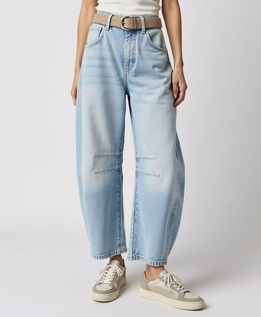 Old Aura | Women’s Wide-Leg Jeans with High Waist