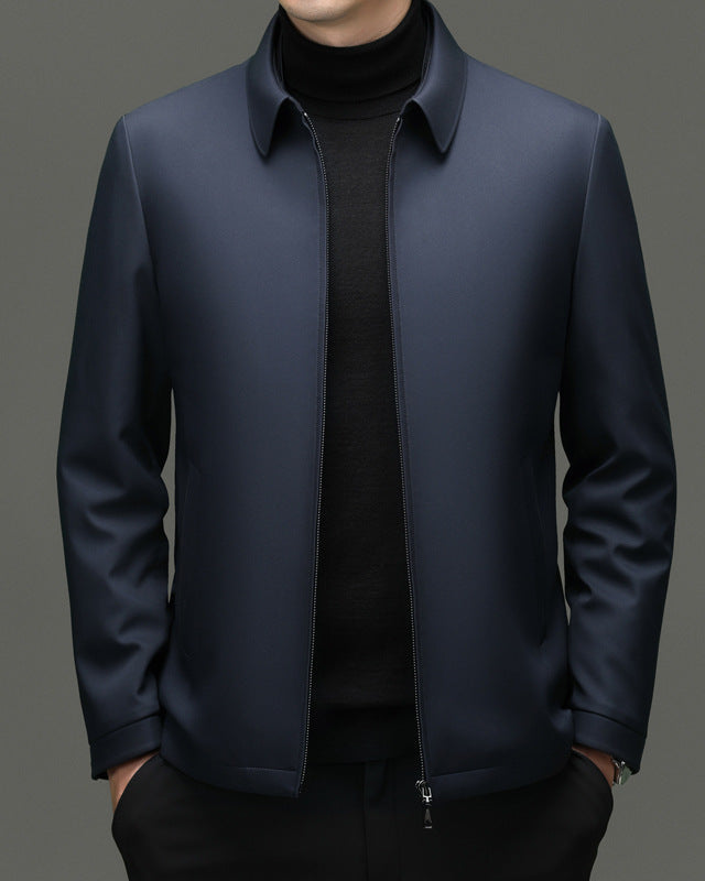 Old Aura | Men’s Casual Jacket with High Collar
