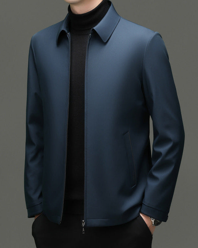 Old Aura | Men’s Casual Jacket with High Collar
