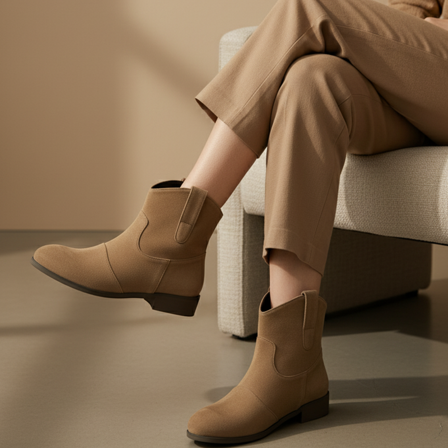 Old Aura | Women’s Western-Inspired Cowboy Ankle Boots