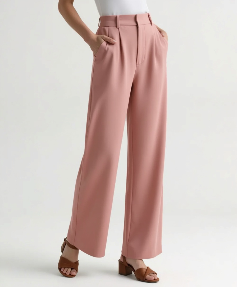 Old Aura | Women’s Wide-Leg Trousers with Tailored Waistband