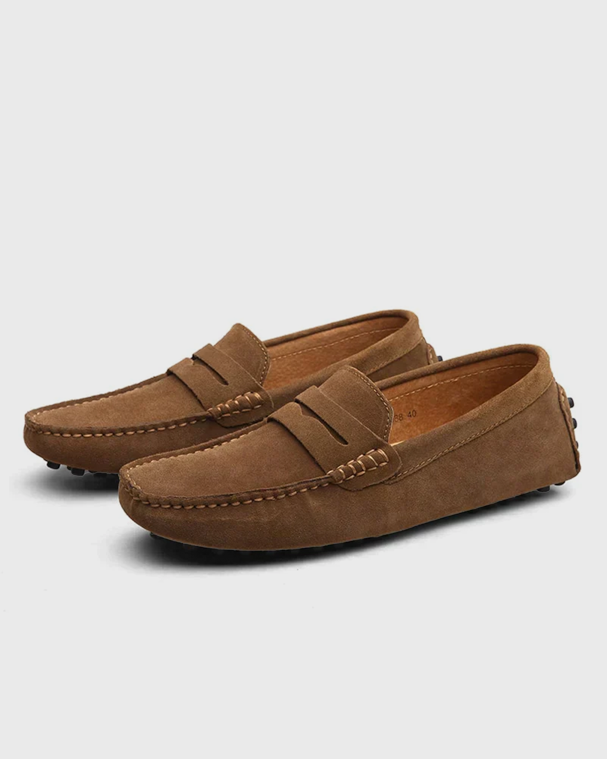 Old Aura | Men’s Elegant Suede Loafers with Soft Interior