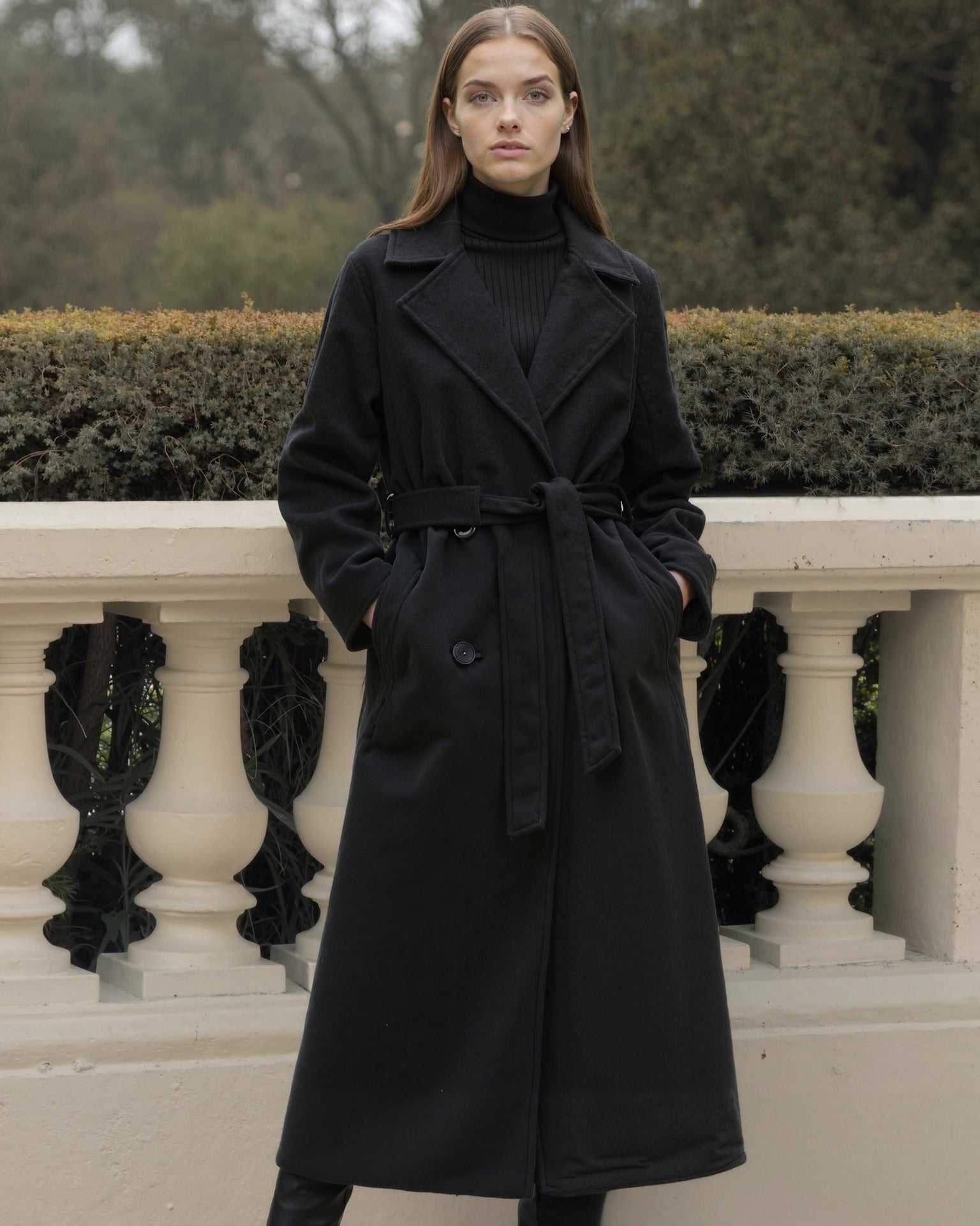 Old Aura | Women’s Long Winter Coat with Straight Silhouette