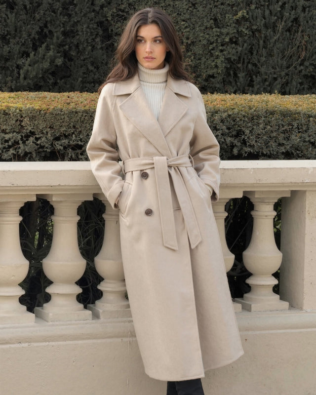 Old Aura | Women’s Long Winter Coat with Straight Silhouette