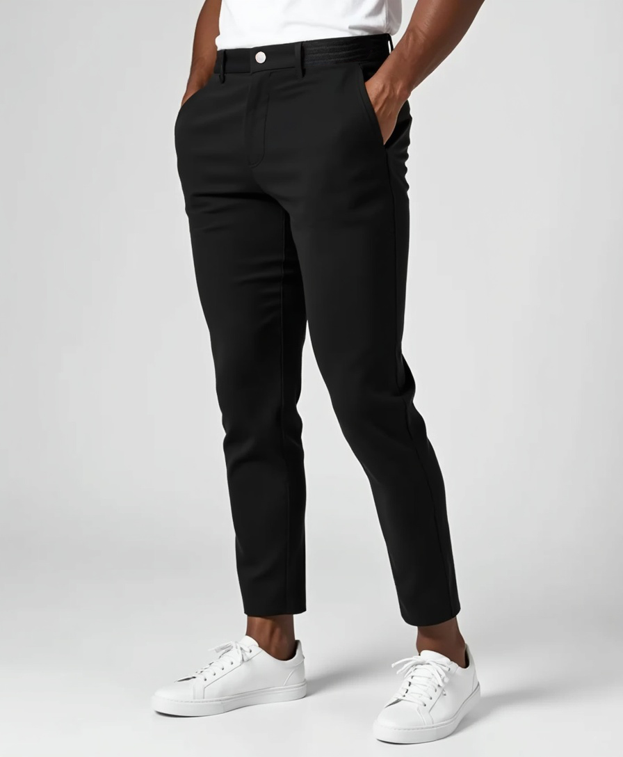 Old Aura | Men’s Stretch Trousers with Slim Cut