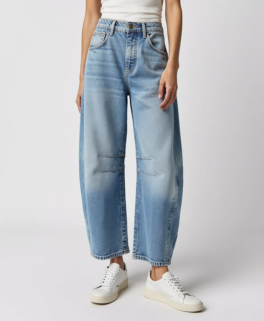 Old Aura | Women’s Wide-Leg Jeans with High Waist