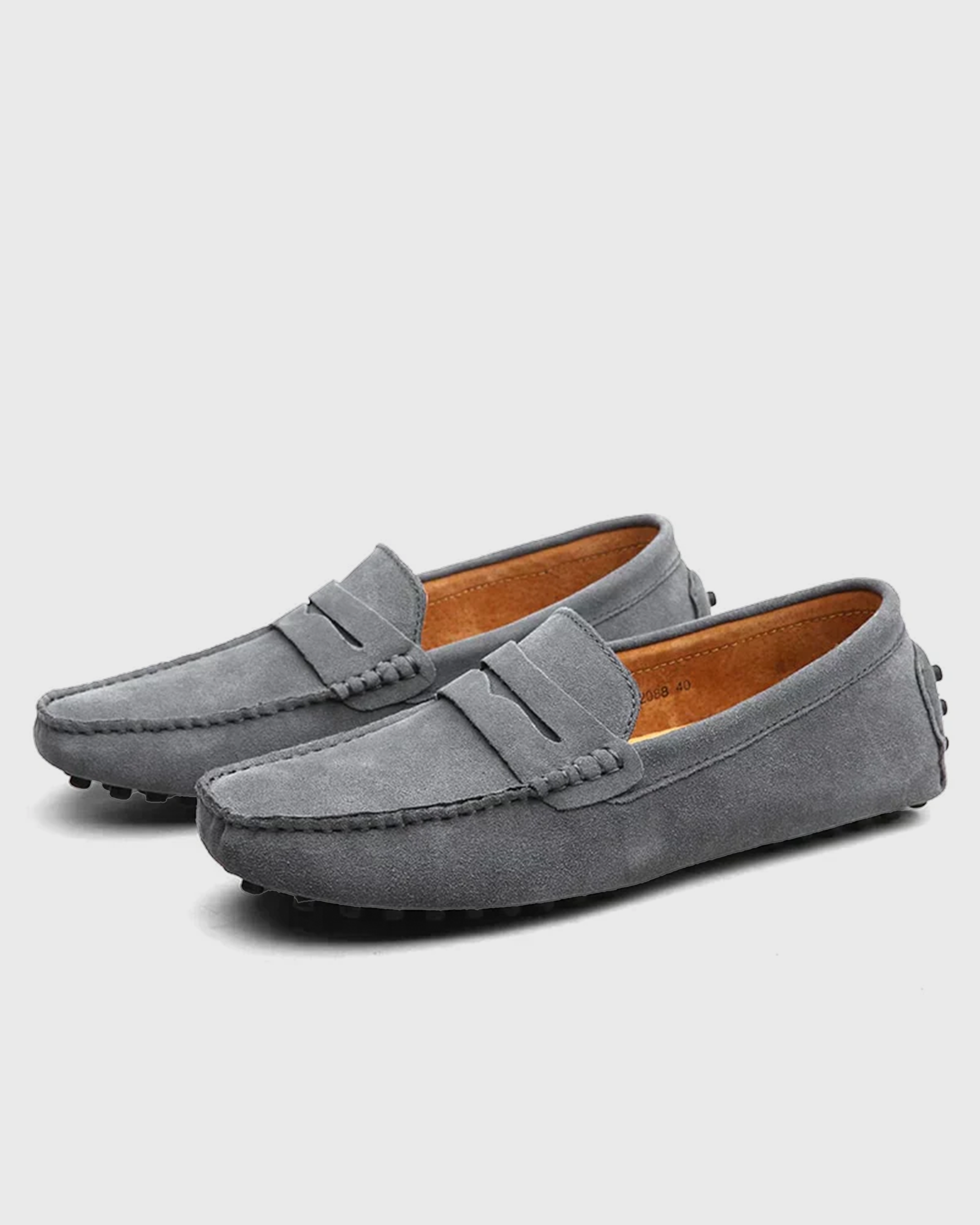 Old Aura | Men’s Elegant Suede Loafers with Soft Interior