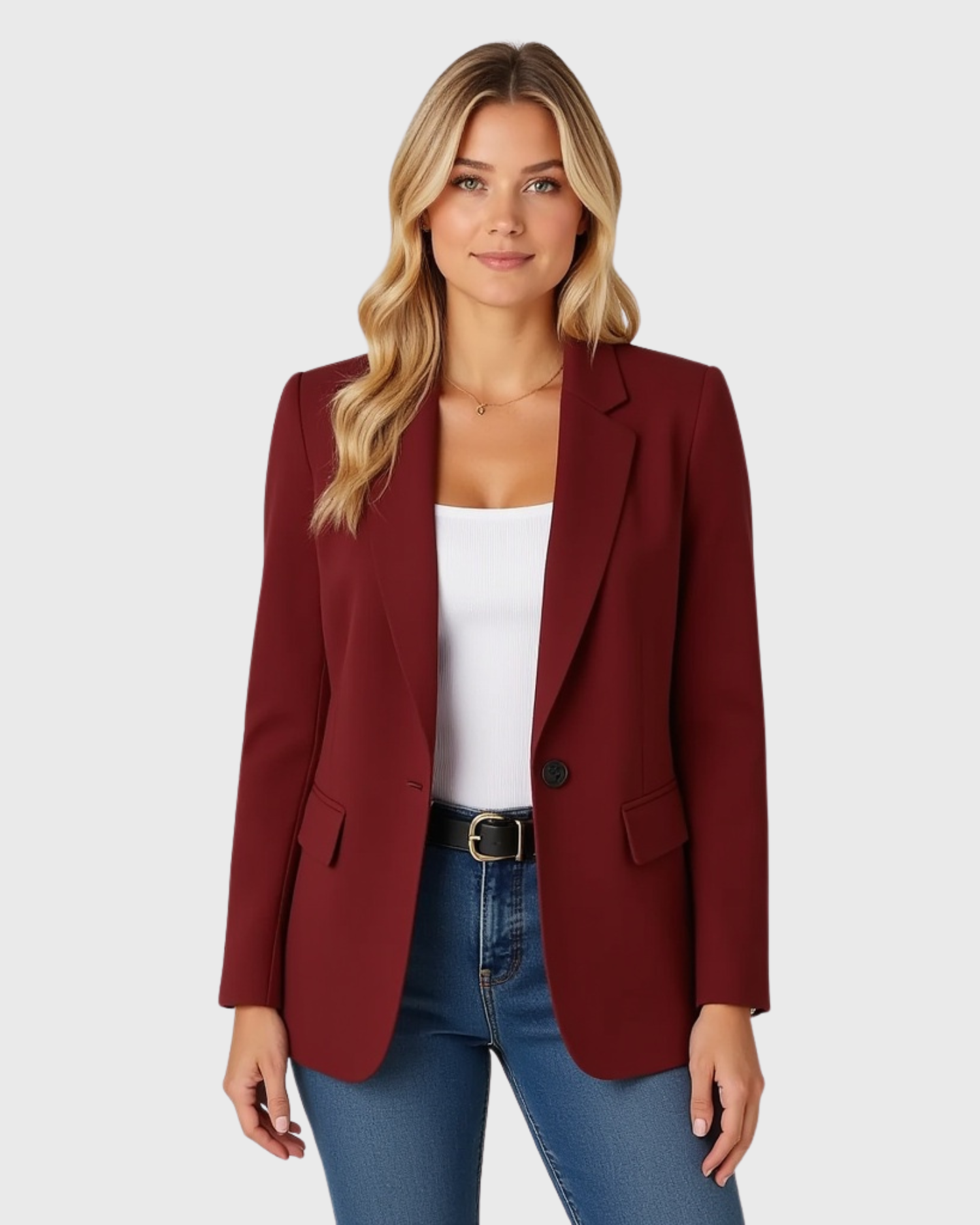 Old Aura | Women’s Fitted Blazer with Structured Silhouette