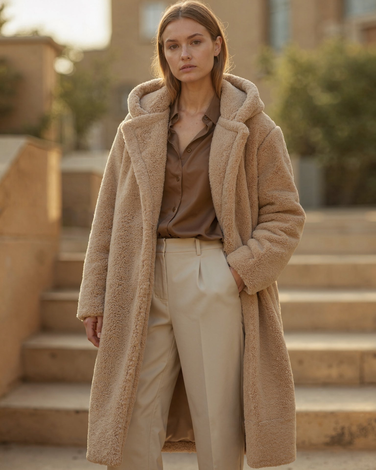 Old Aura | Women’s Tailored Wool Coat with Classic Silhouette